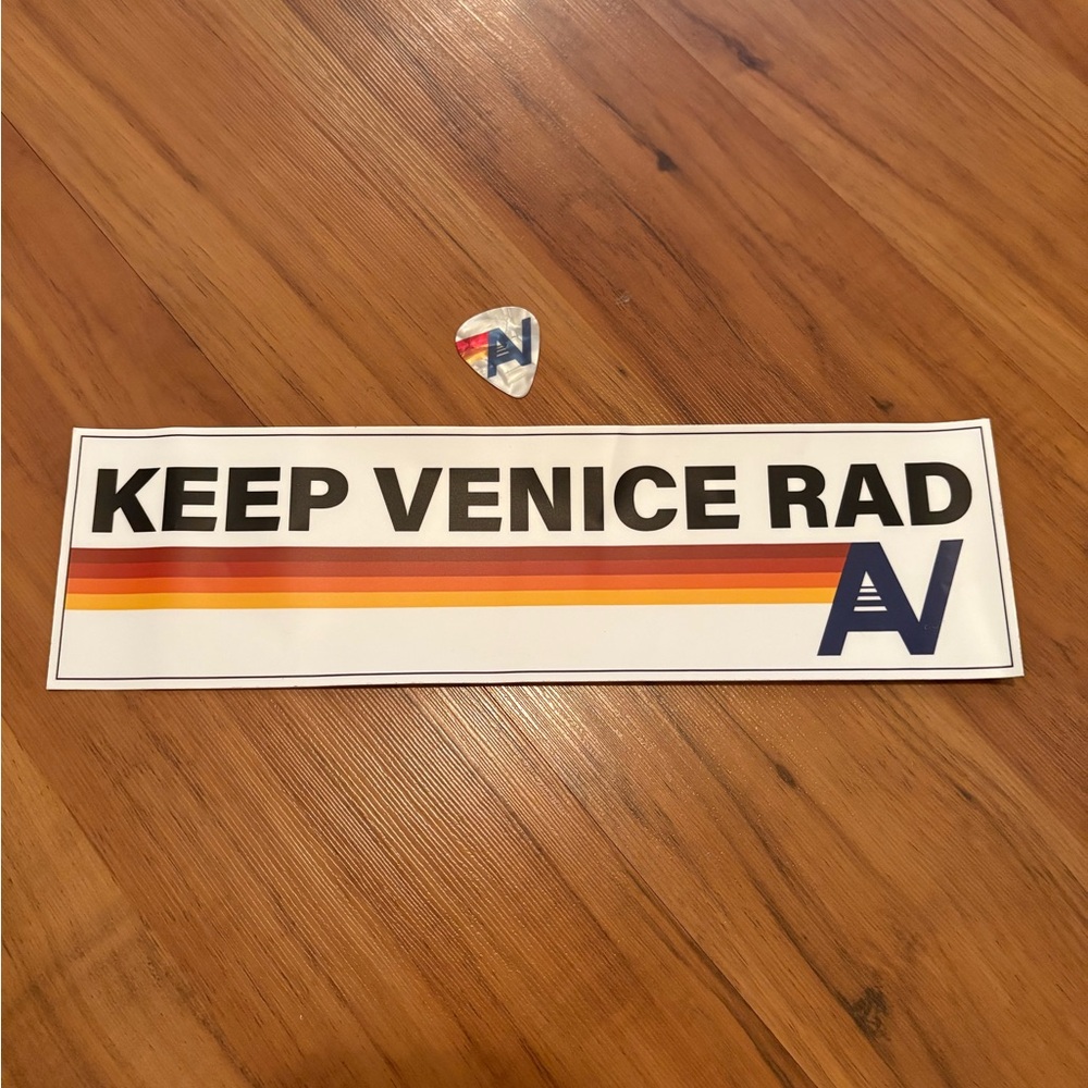 Aviator Nation Sticker & Guitar Pick